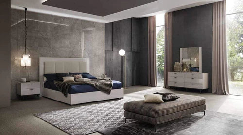 Luxury Metallic Modern Bedroom Set