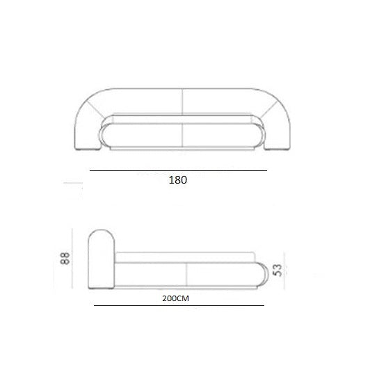 Snap Round Bed