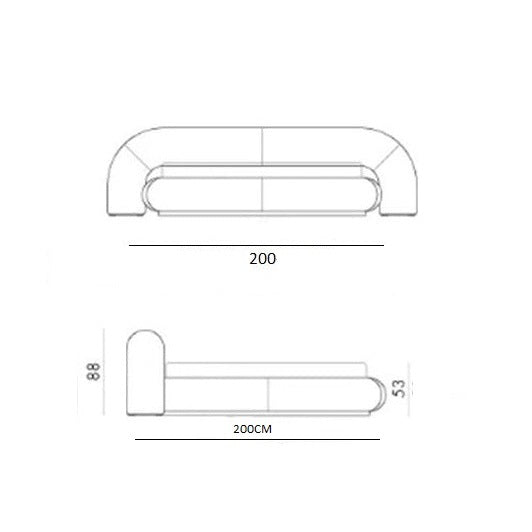 Snap Round Bed