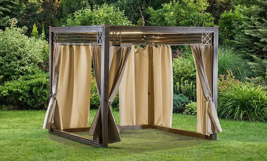 Murano wood pergola
