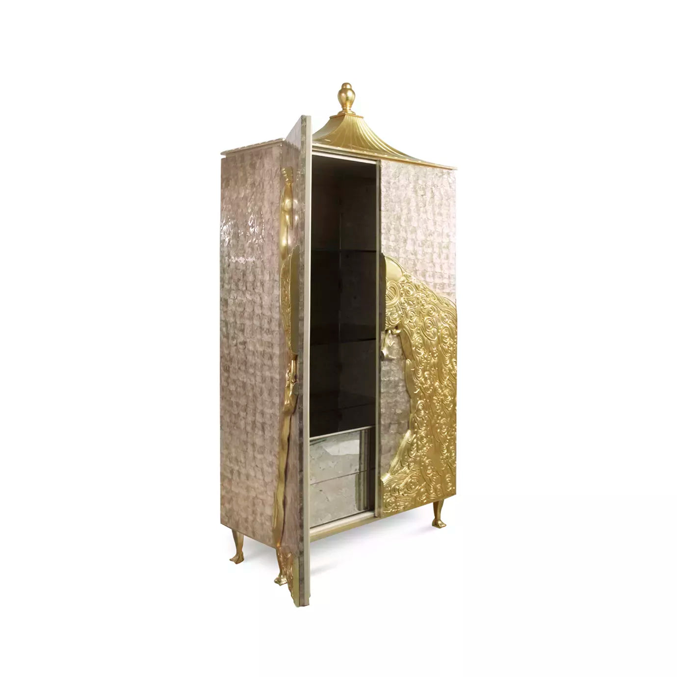 Pearl Armoire A Regal Masterpiece