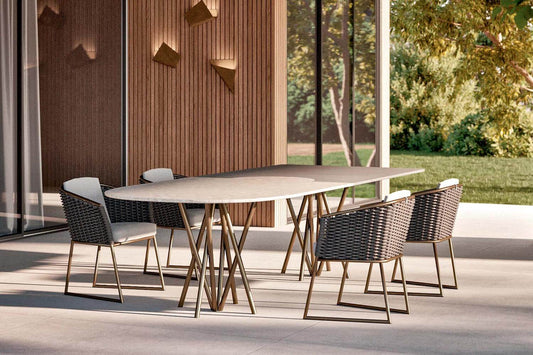 Uniquely designed dining table