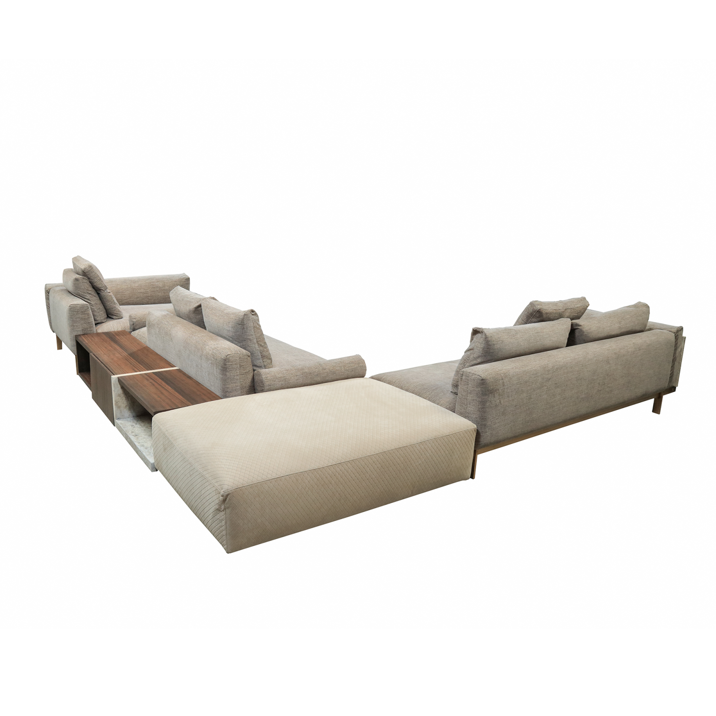 Atlantide Sofa shape L with elegant colors