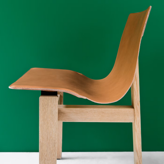 Tre durmast natural leather chair