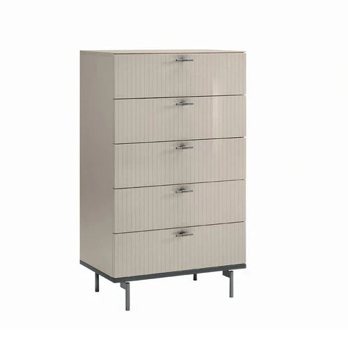 Luxury Metallic Modern Bedroom Set