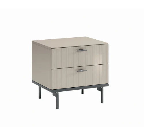 Luxury Metallic Modern Bedroom Set