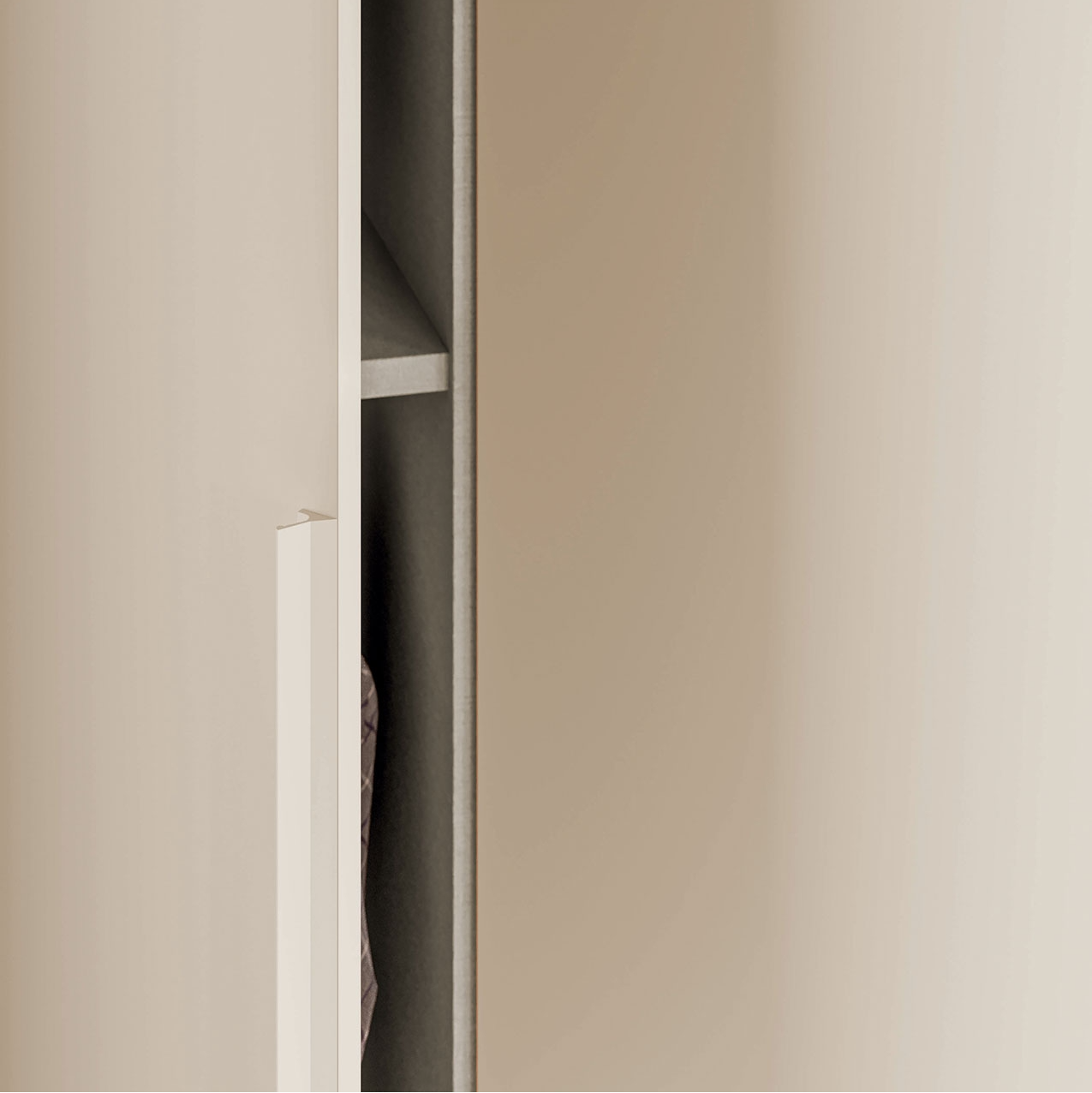 Custom made wardrobe for the attic