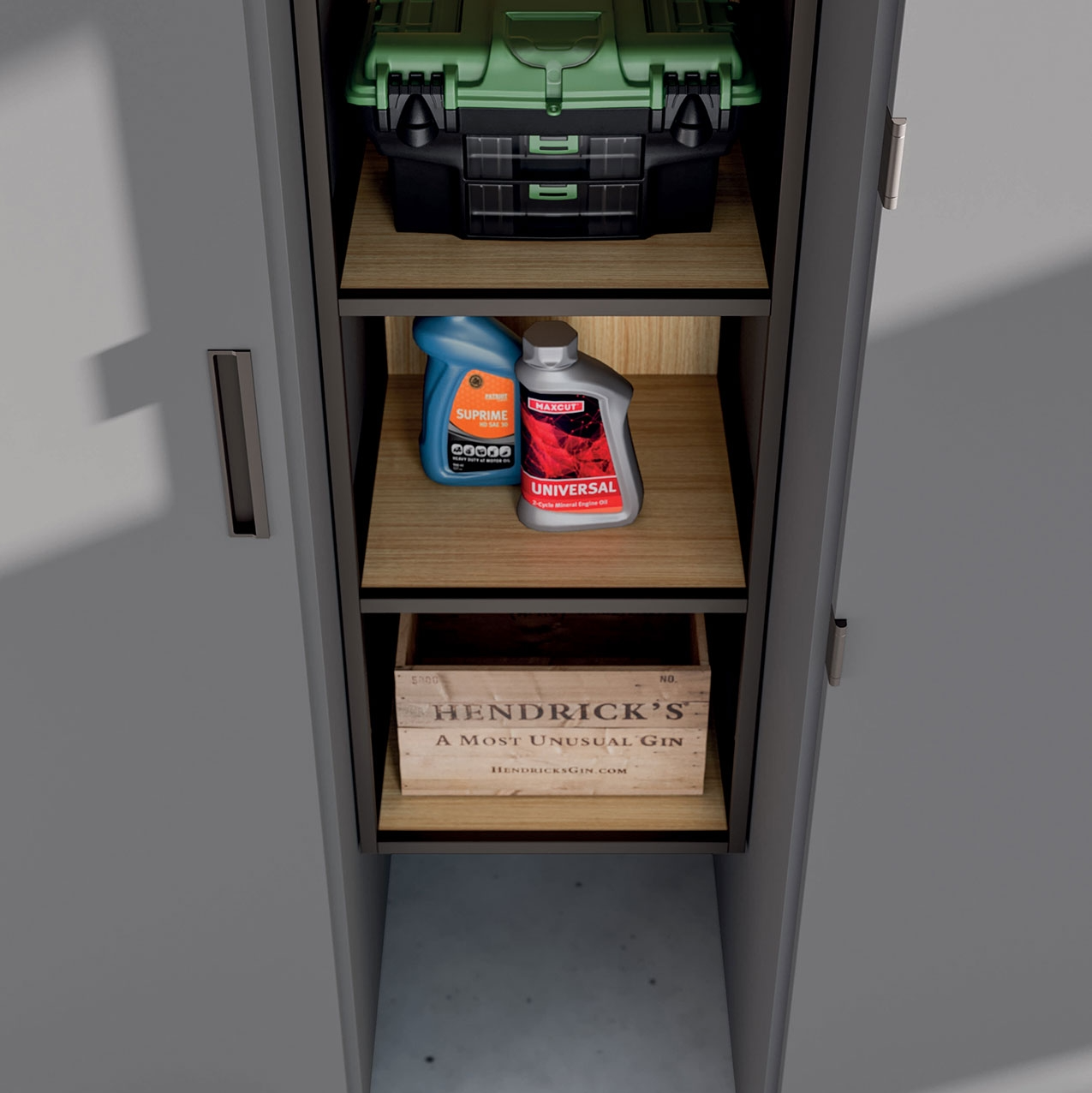Space saving wardrobe