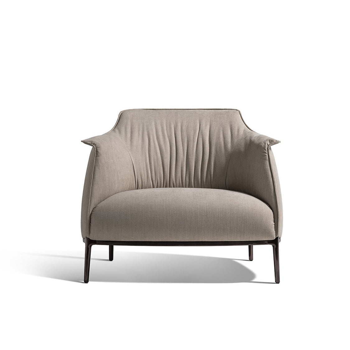 Modern leather armchair