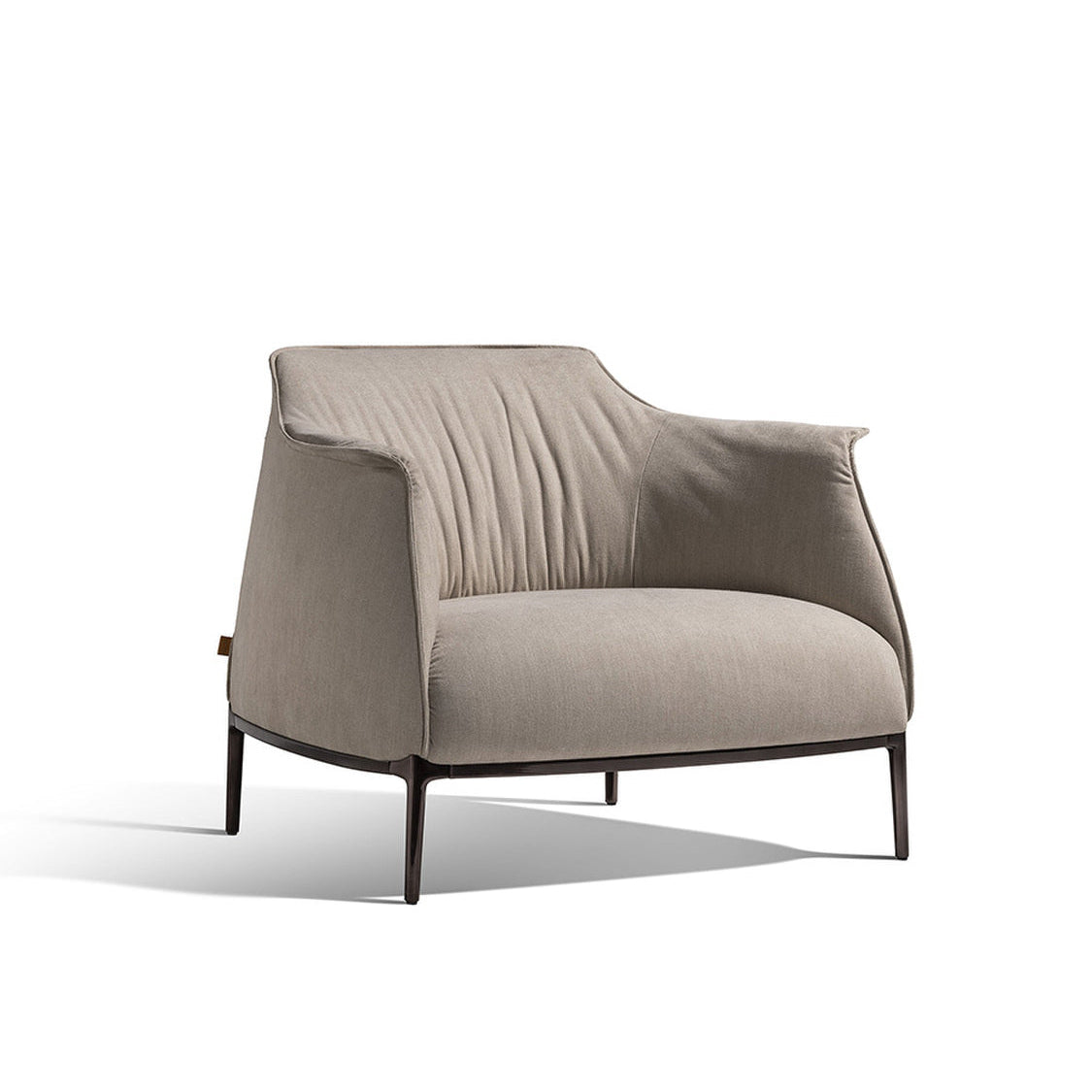 Modern leather armchair