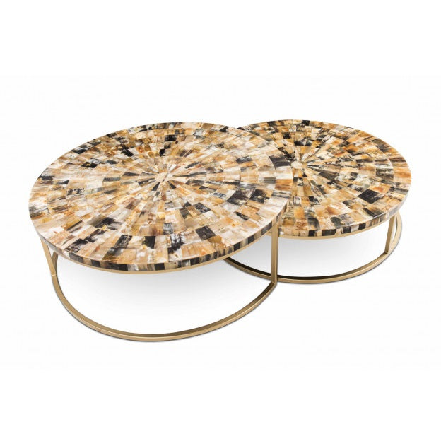 STAG SET OF 2 CENTER TABLE