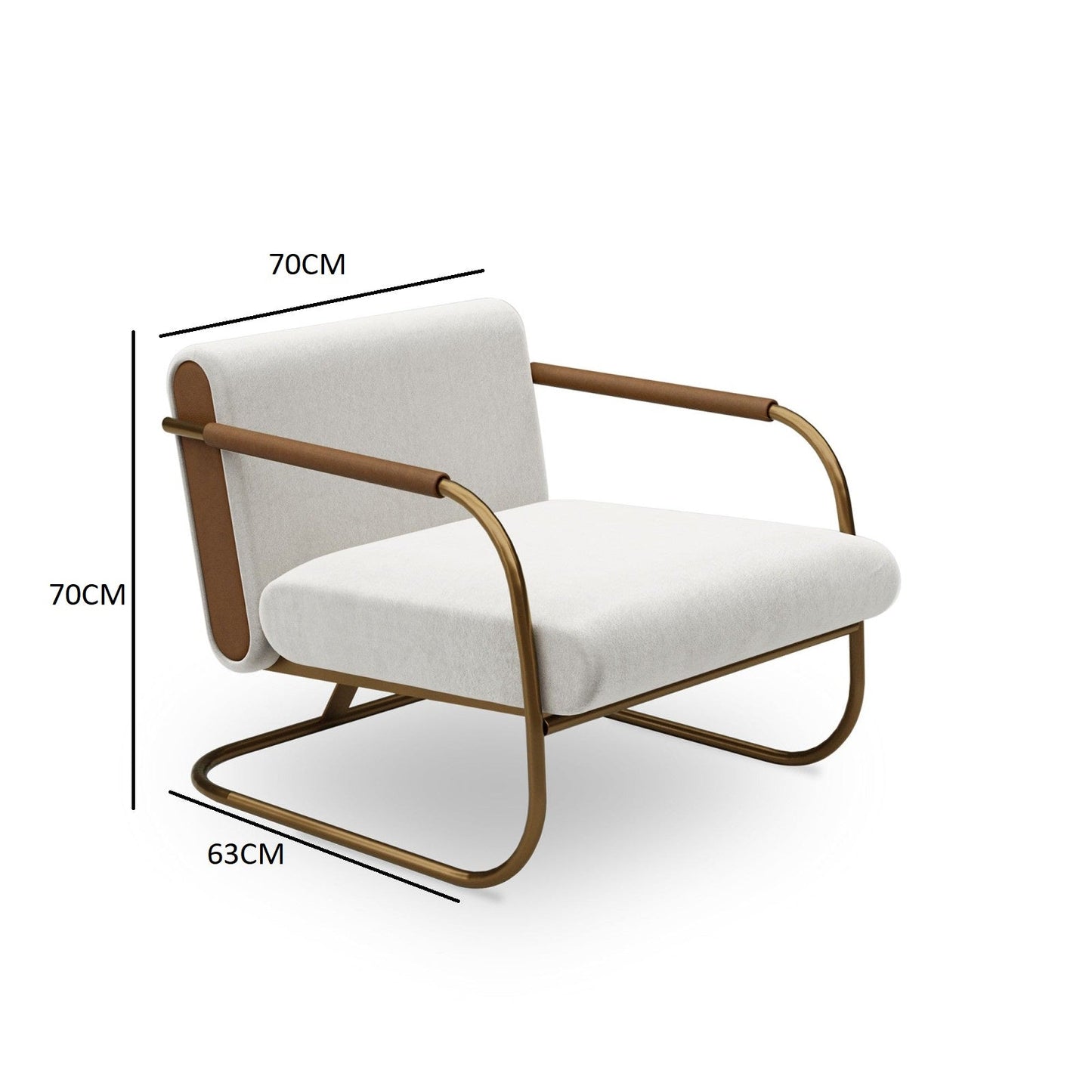 Distinctive and comfortable armchair