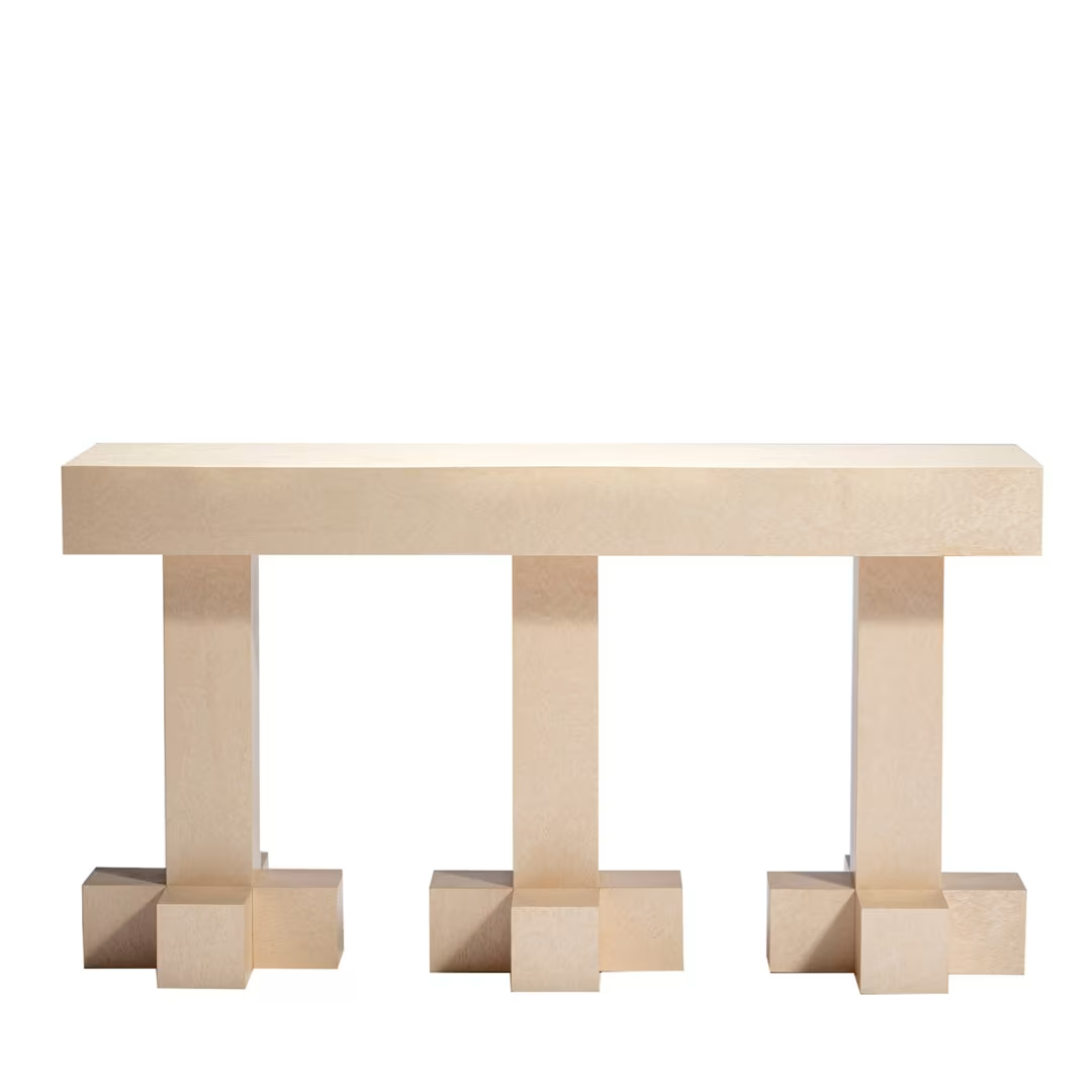 Synthetic console furniture