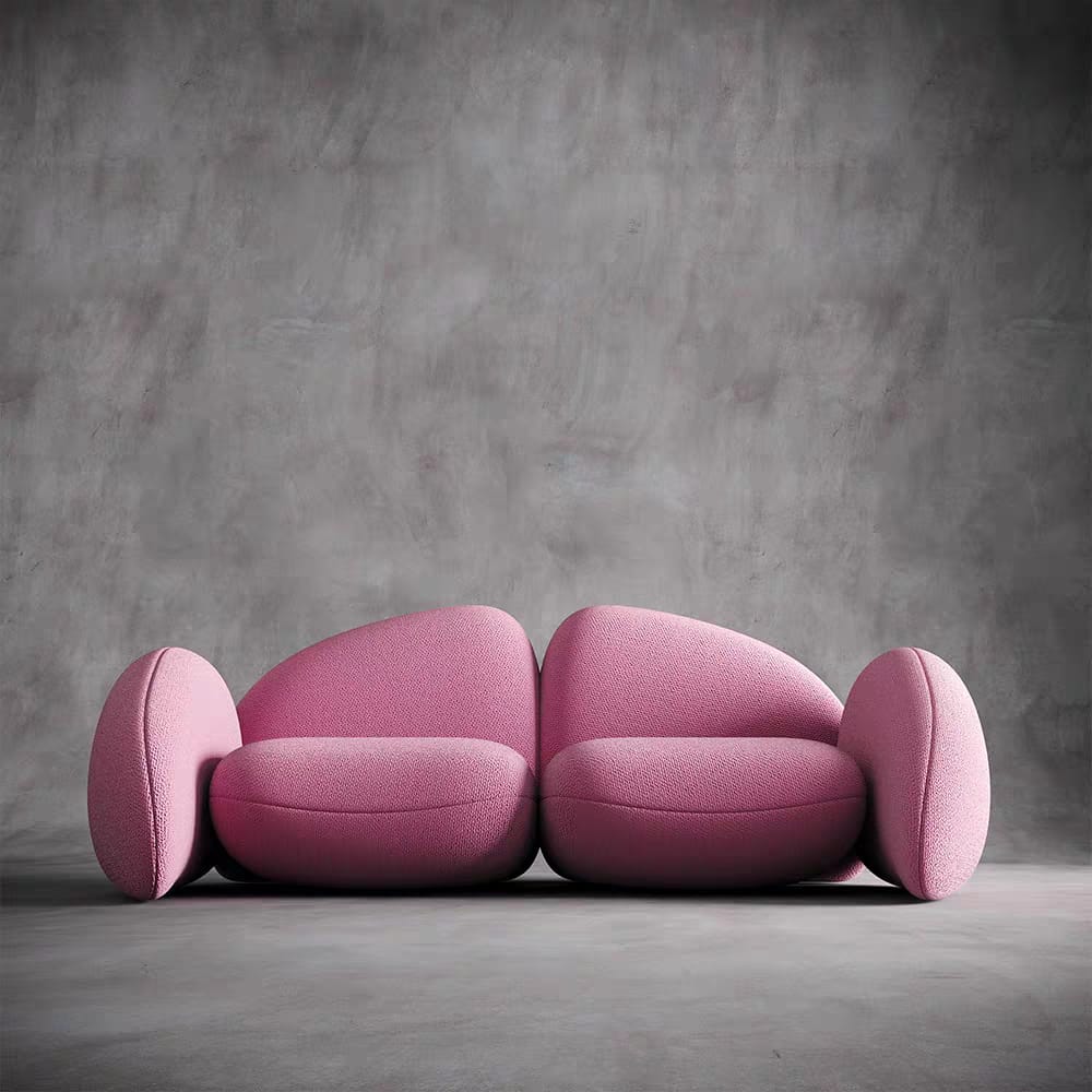 Elegant design double sofa