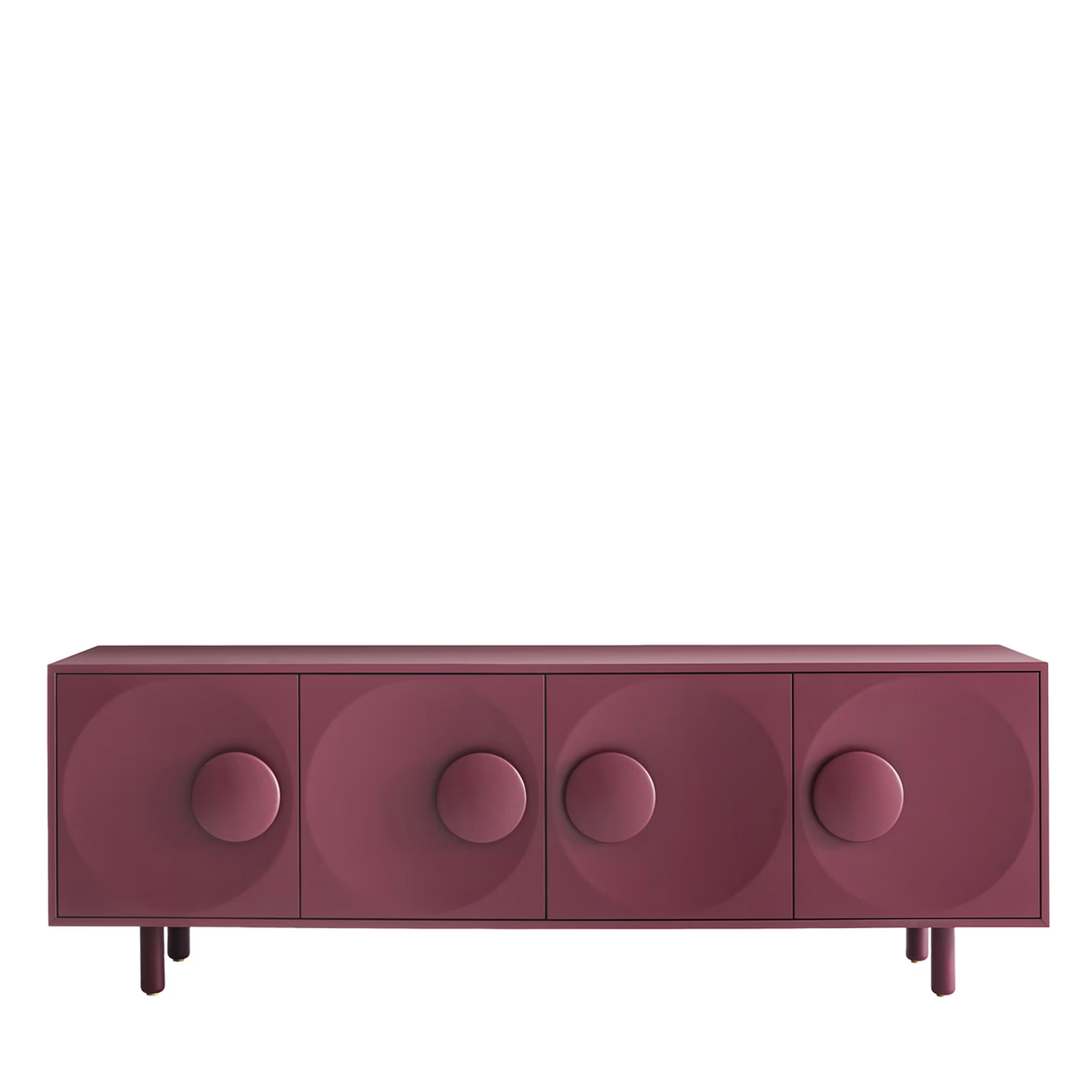 Bardot 4-door wine-red sideboard