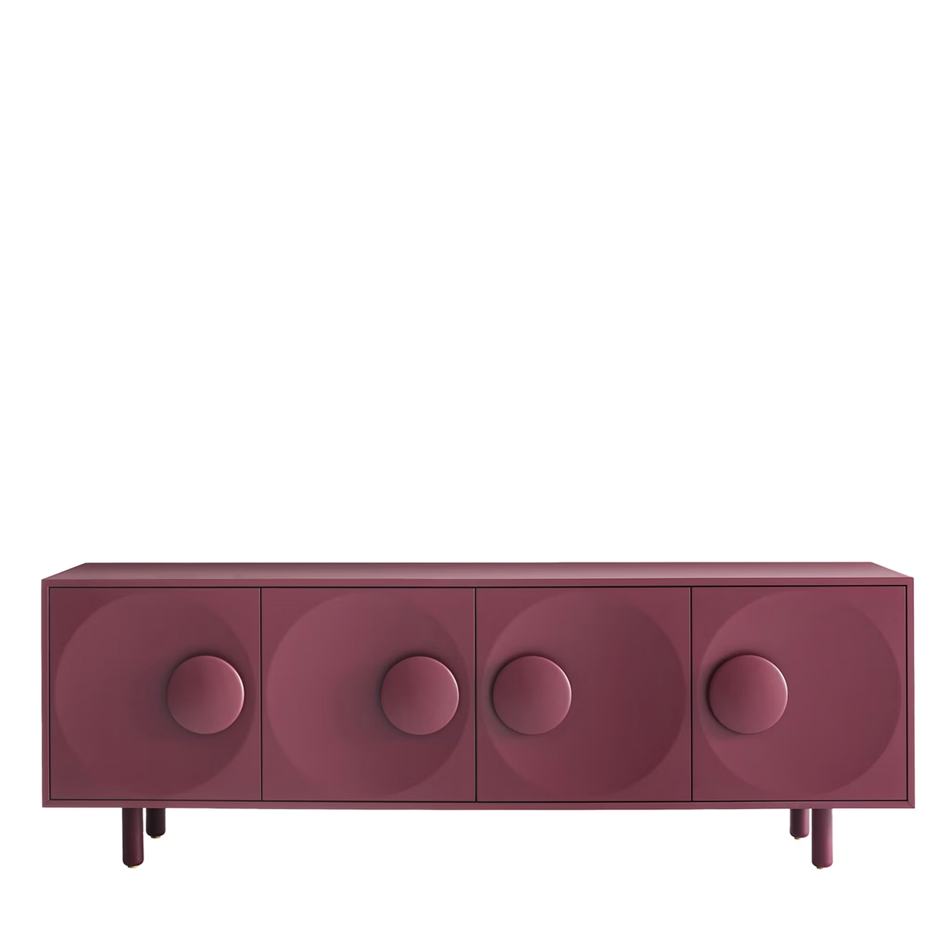Bardot 4-door wine-red sideboard