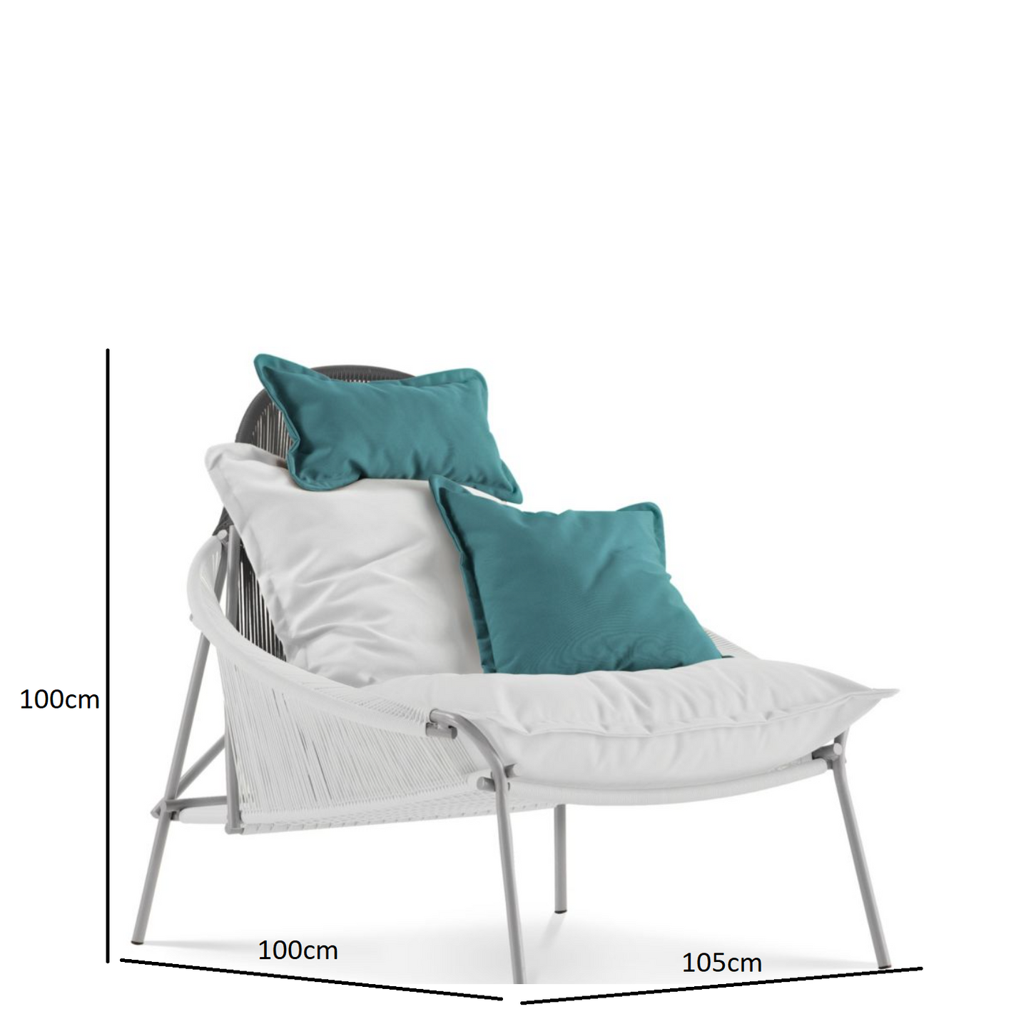 Distinctive modern outdoor chair