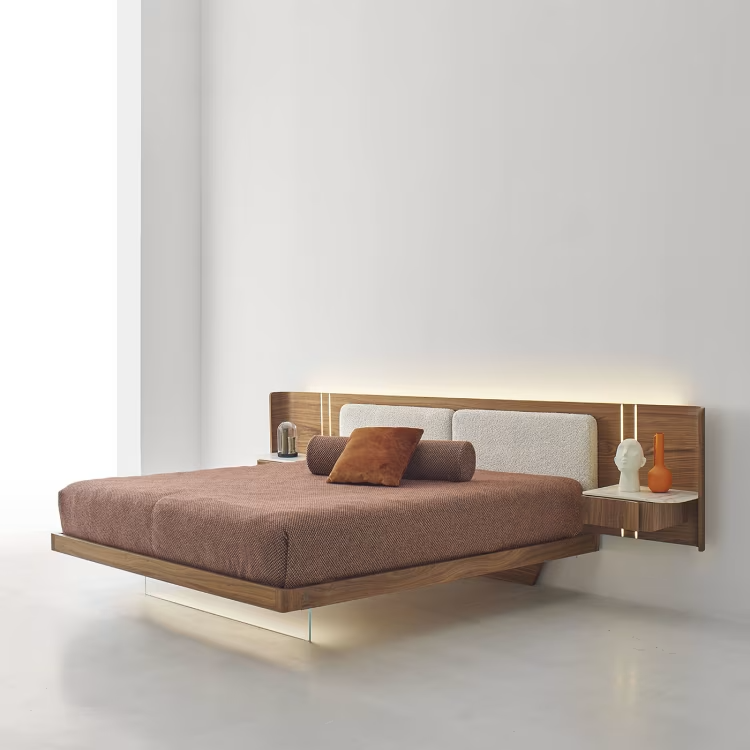 Floating book bed