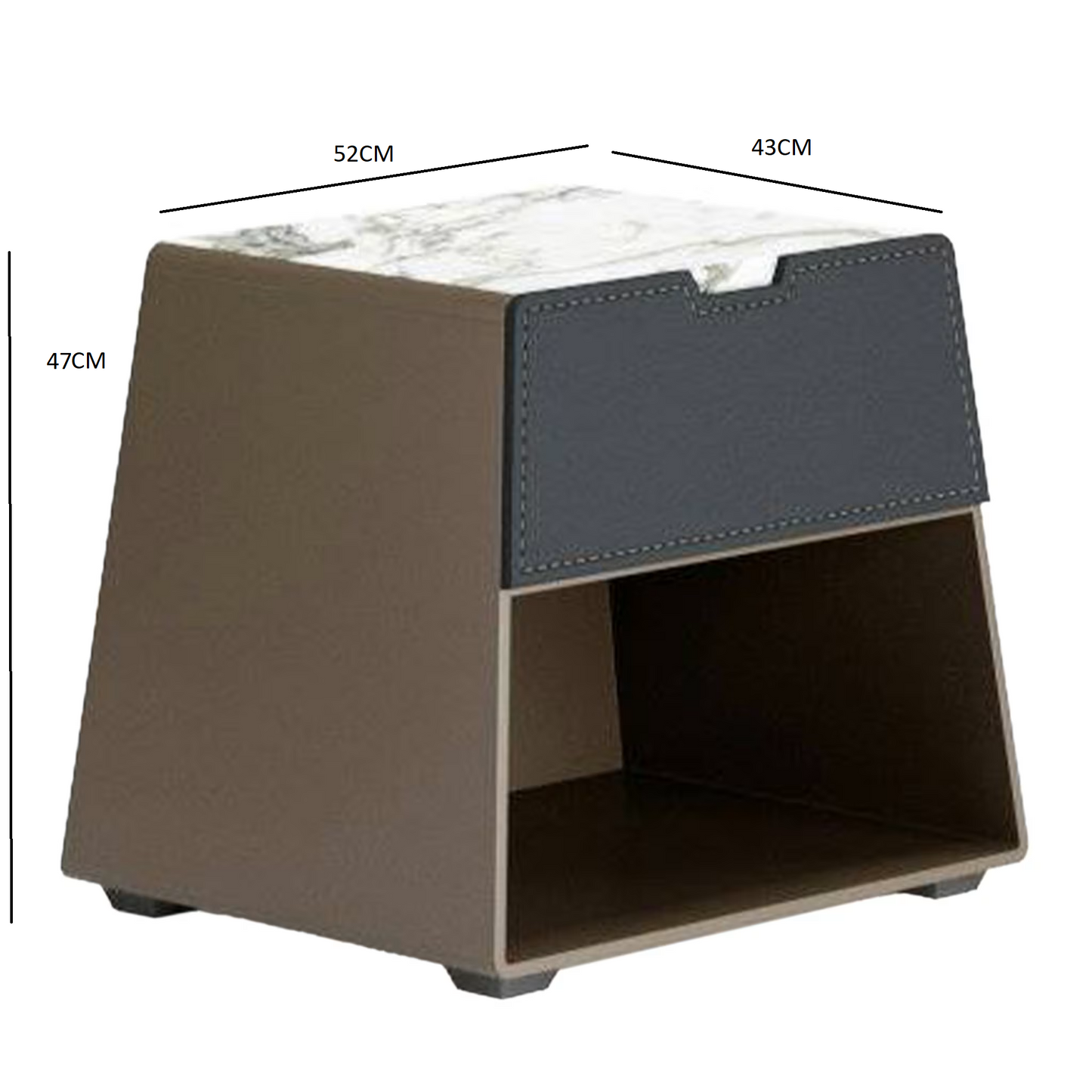 Mirzam bedside table