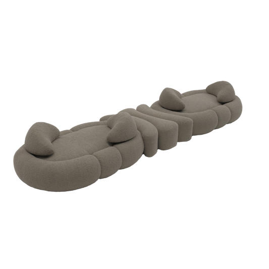 Sofa with a distinctive practical design