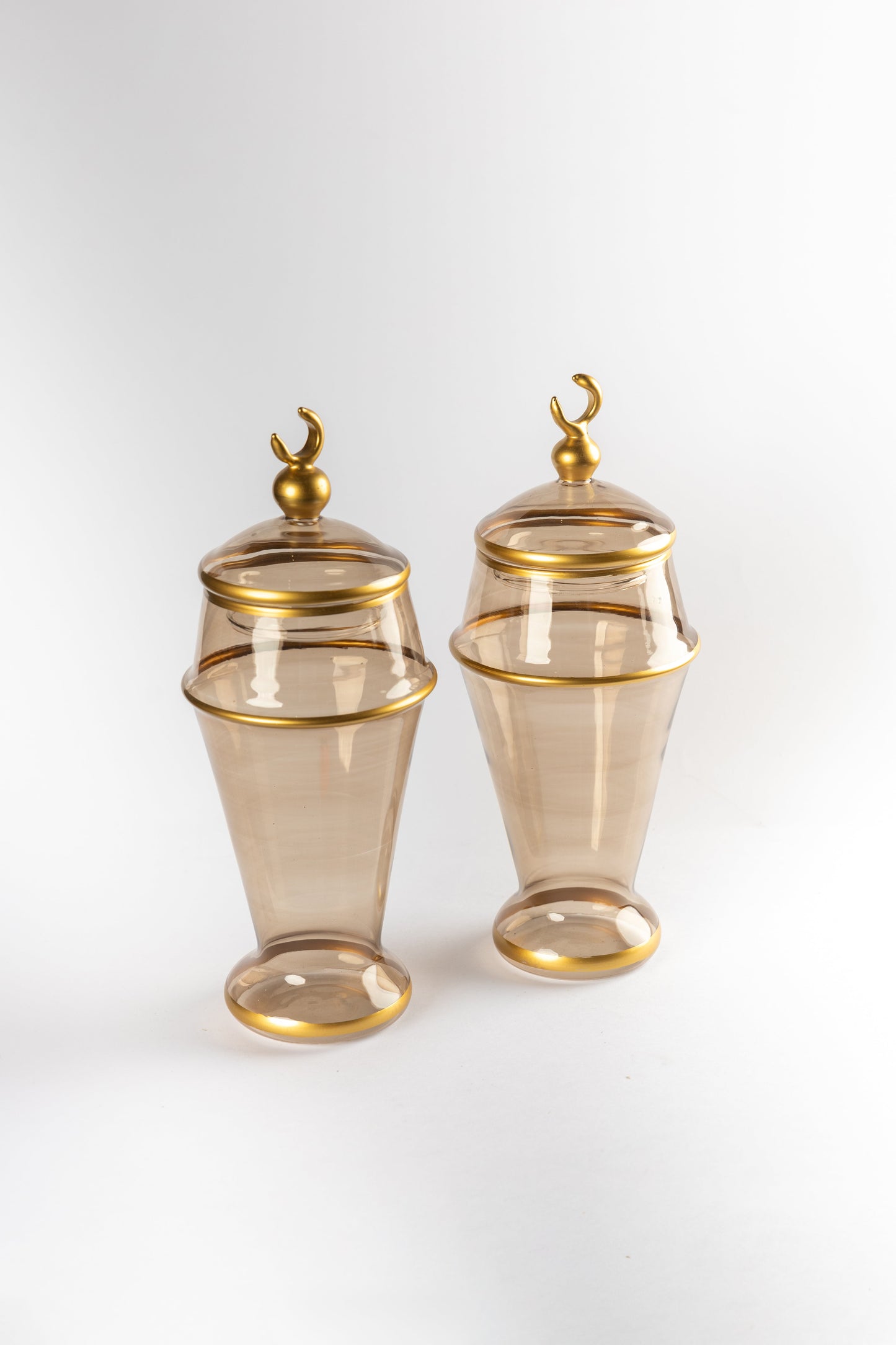 Glass Lantern Set of 2