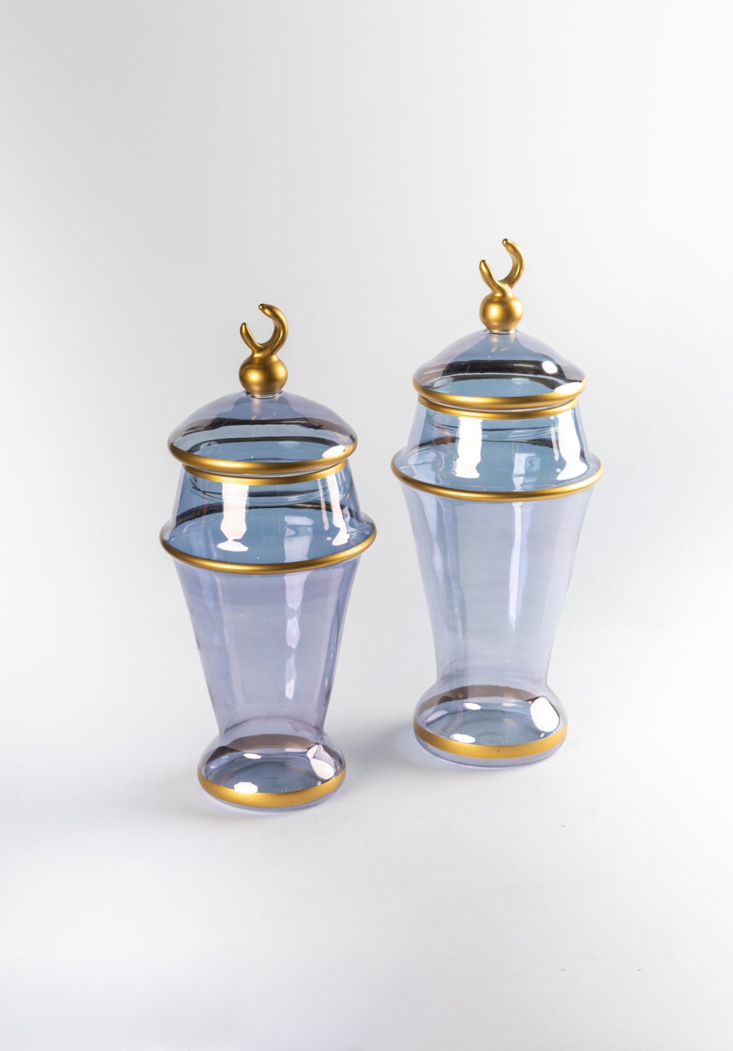 Glass Lantern Set of 2