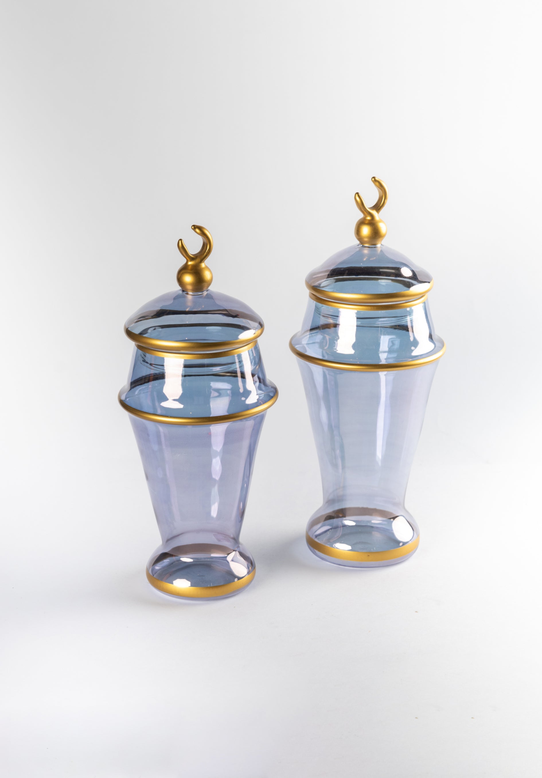 Glass Lantern Set of 2