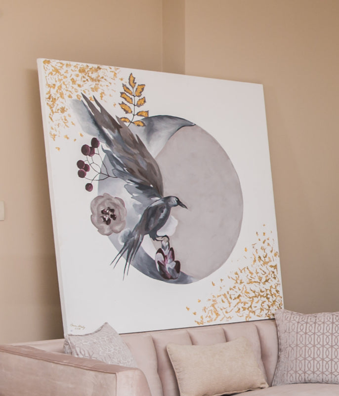 Sparrow Painting