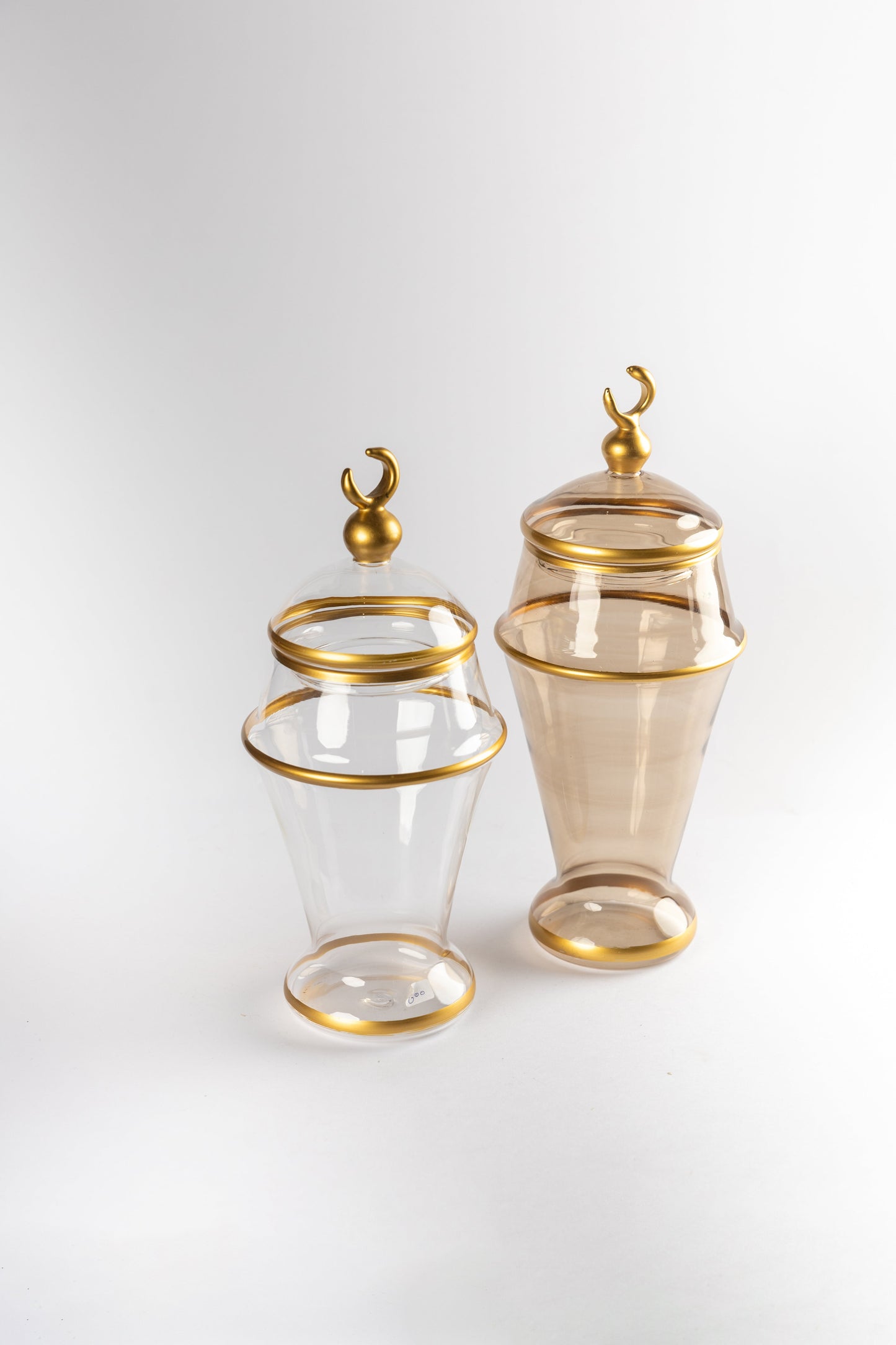 Glass Lantern Set of 2