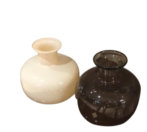 Short Glass Vase