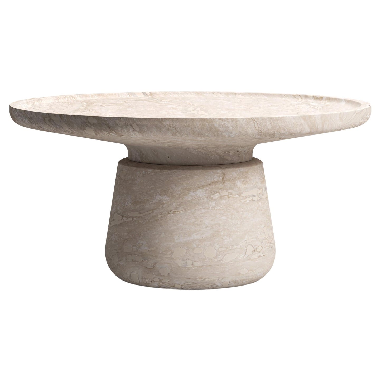 Distinctive circular coffee table