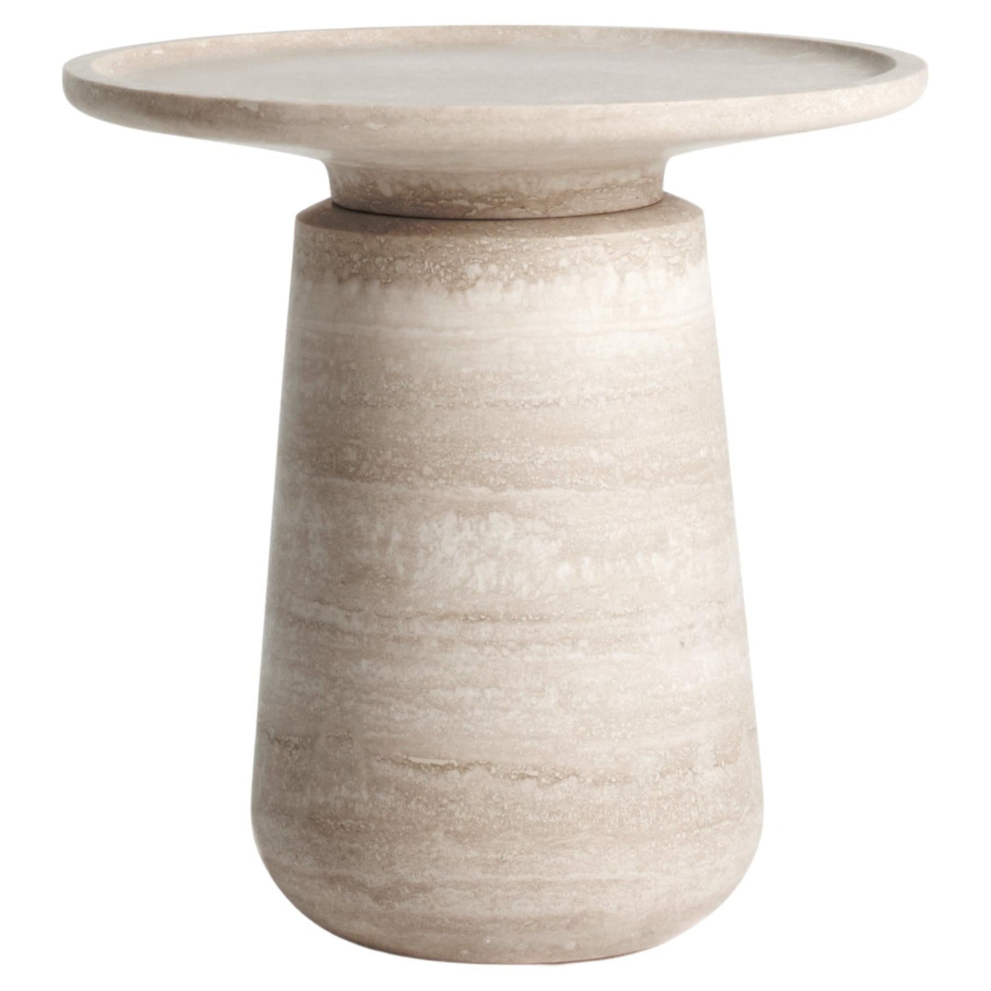 Marble table designed by Mary