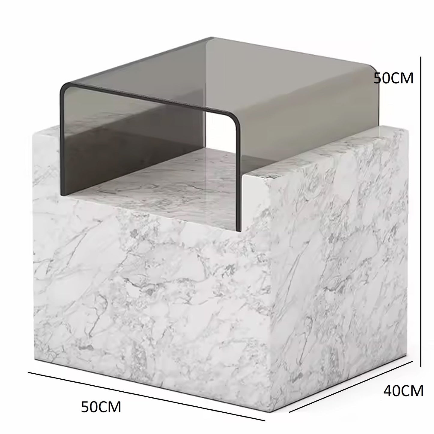 Uniquely designed marble table