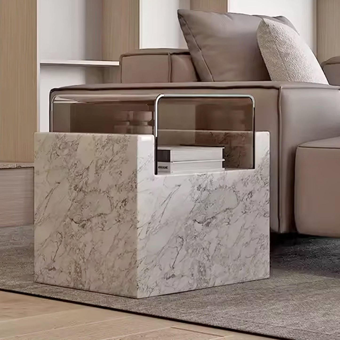 Uniquely designed marble table