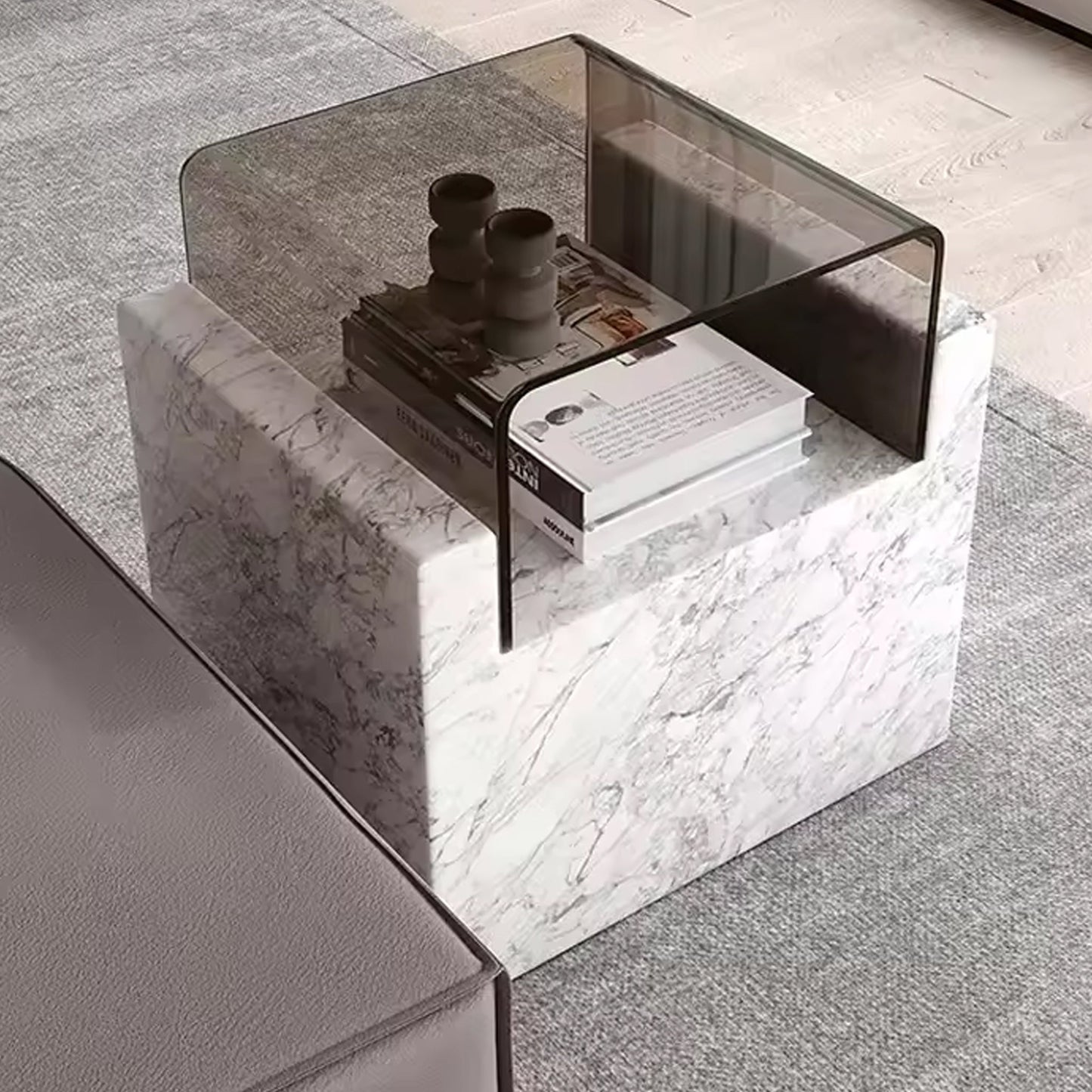 Uniquely designed marble table