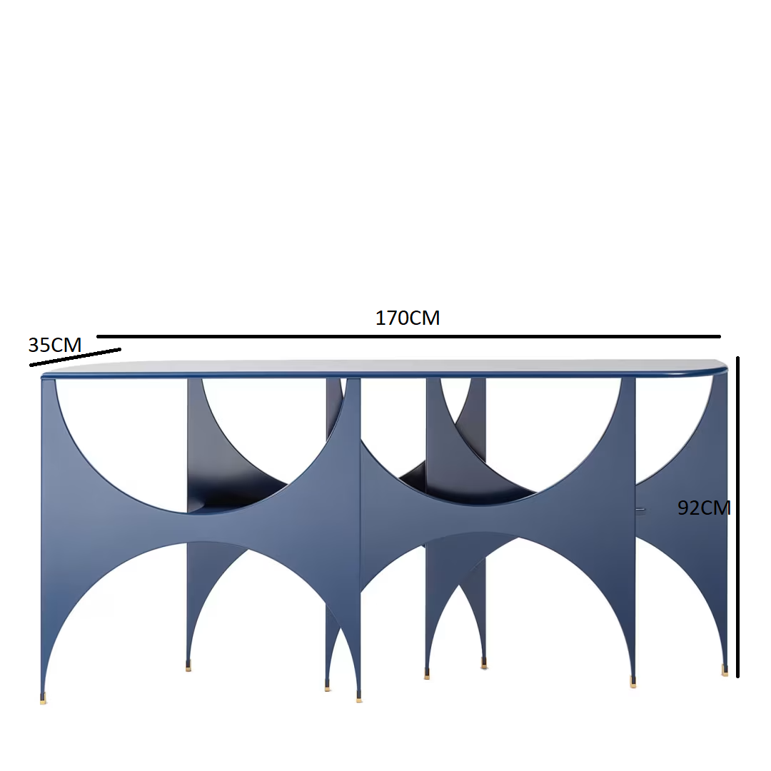 Butterfly blue console