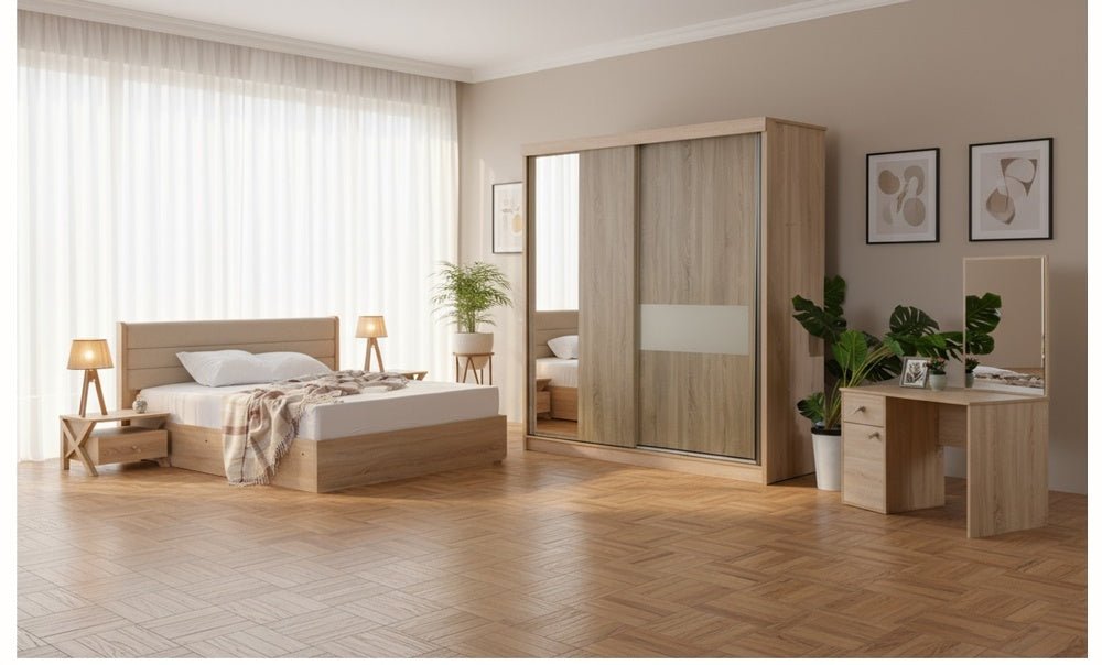 Flat bedroom