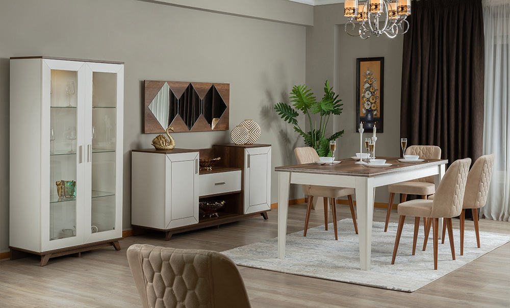 Paris dining room with 6 chairs