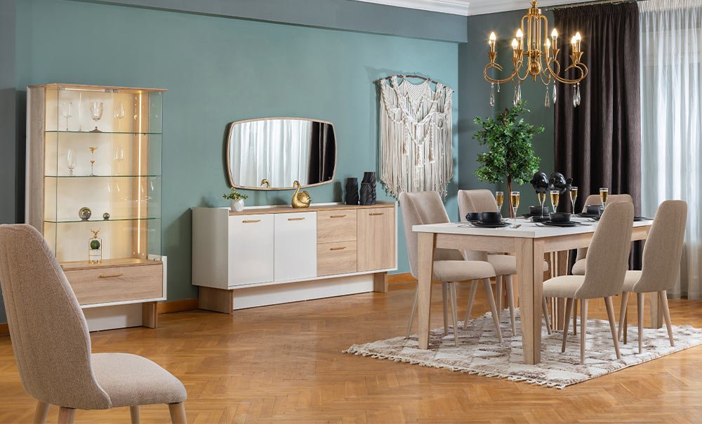 Rio dining room with 6 chairs