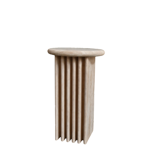 Modern natural marble side table