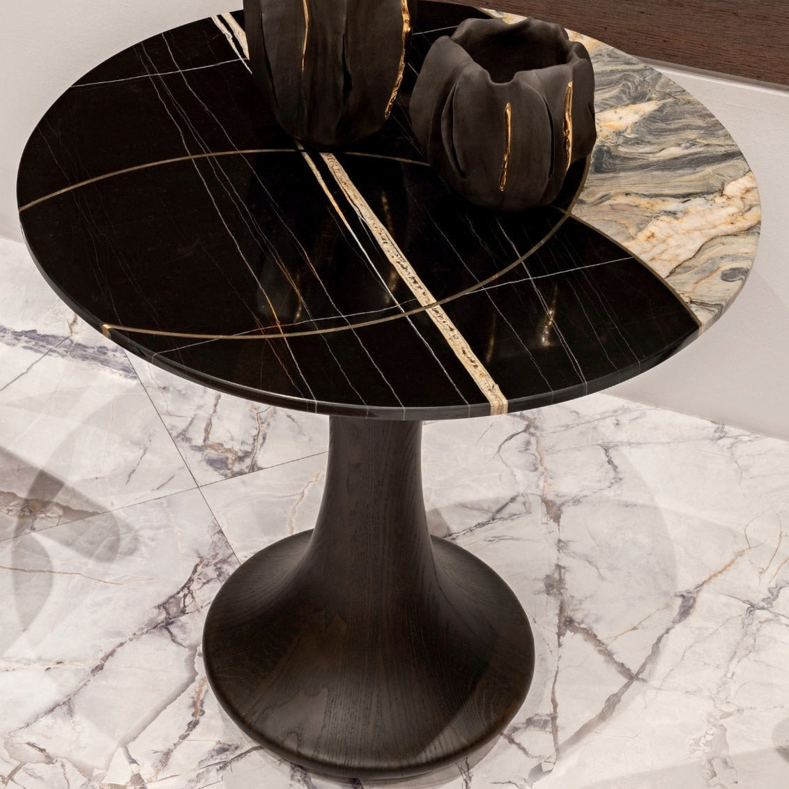 Sarin Sculptural Low Side Table