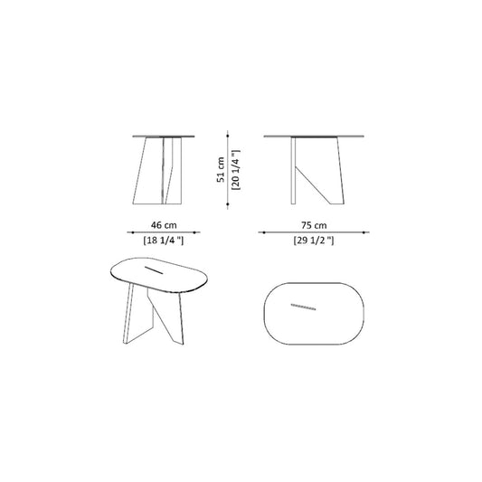 Imperfect side table
