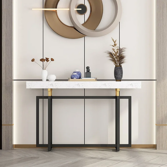 Black And White Elegant Console