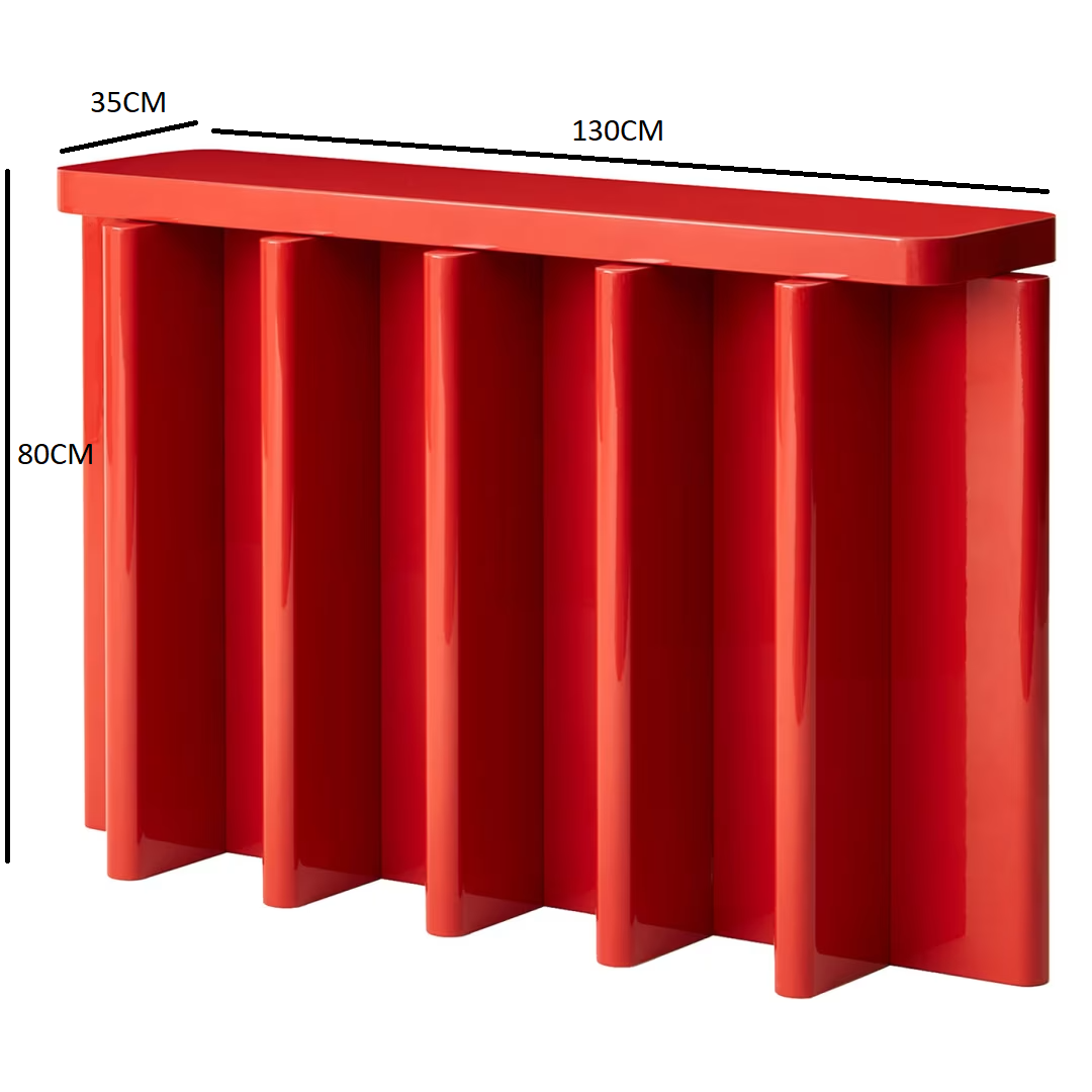 Spina dusty red console
