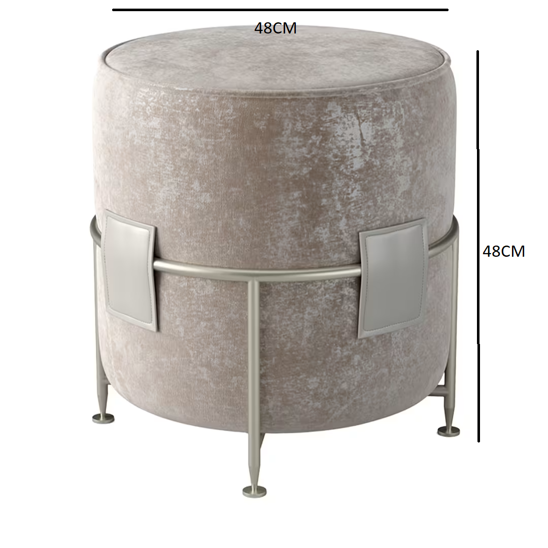 Amaretto high pouf