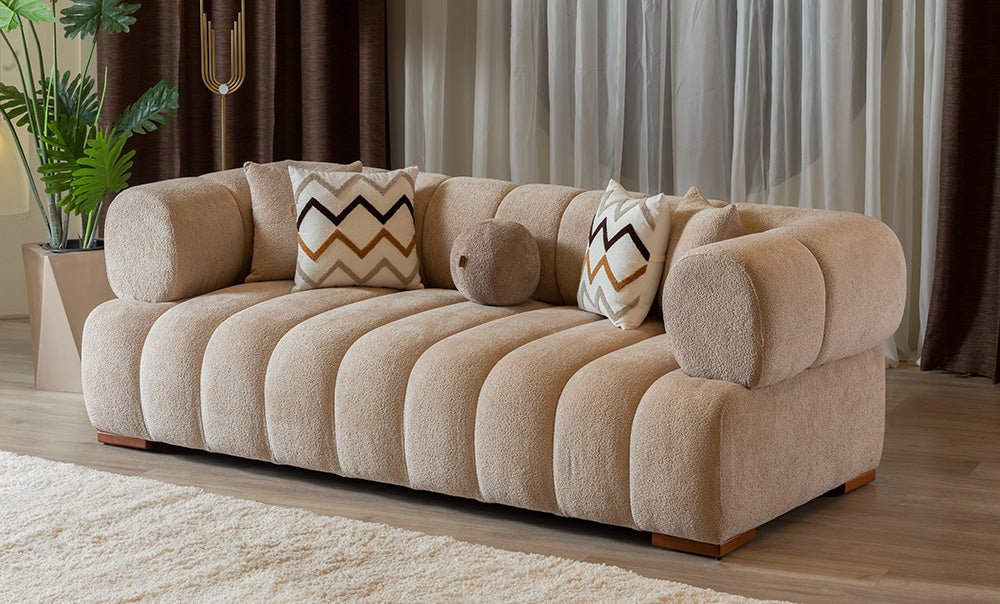 Velvet sofa