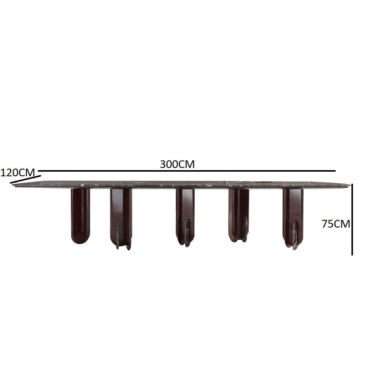 Modern dining table