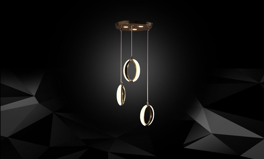 LM - 116/3 - GD LED pendant