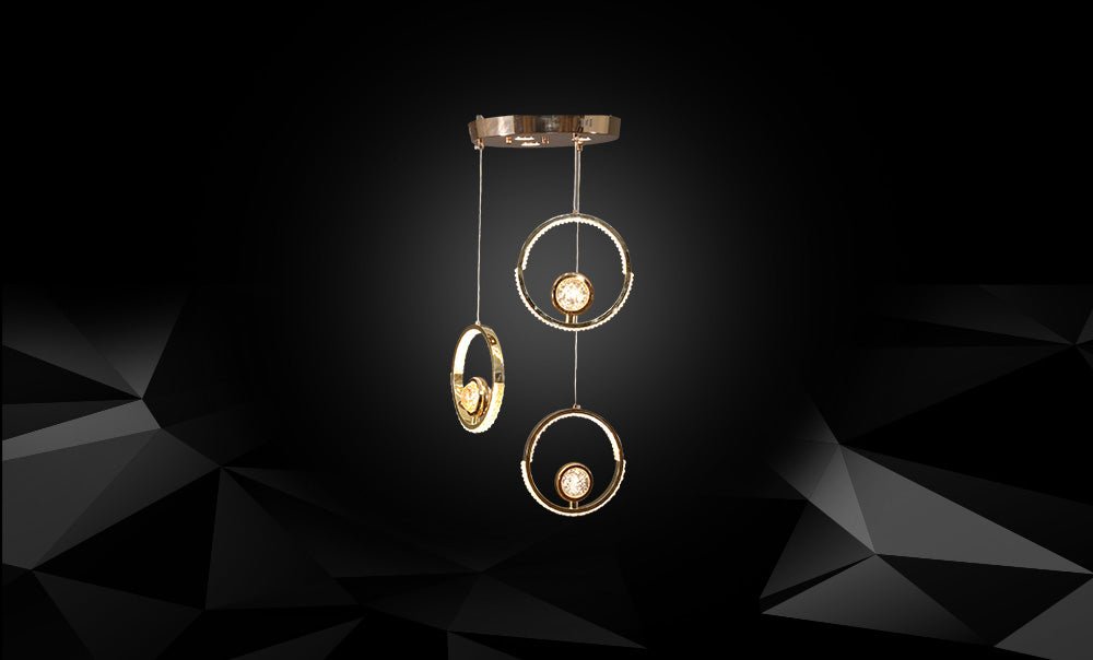LM - 2343/3L - LED - GD LED pendant