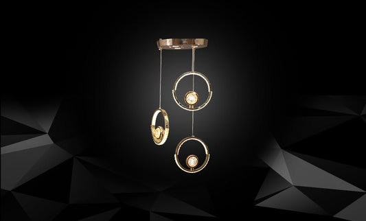 LM - 2343/3L - LED - GD LED pendant